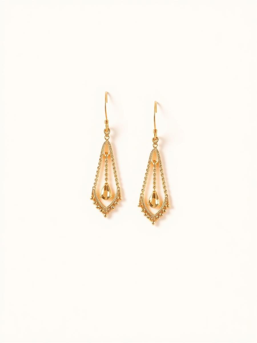 Gold Statement Earrings