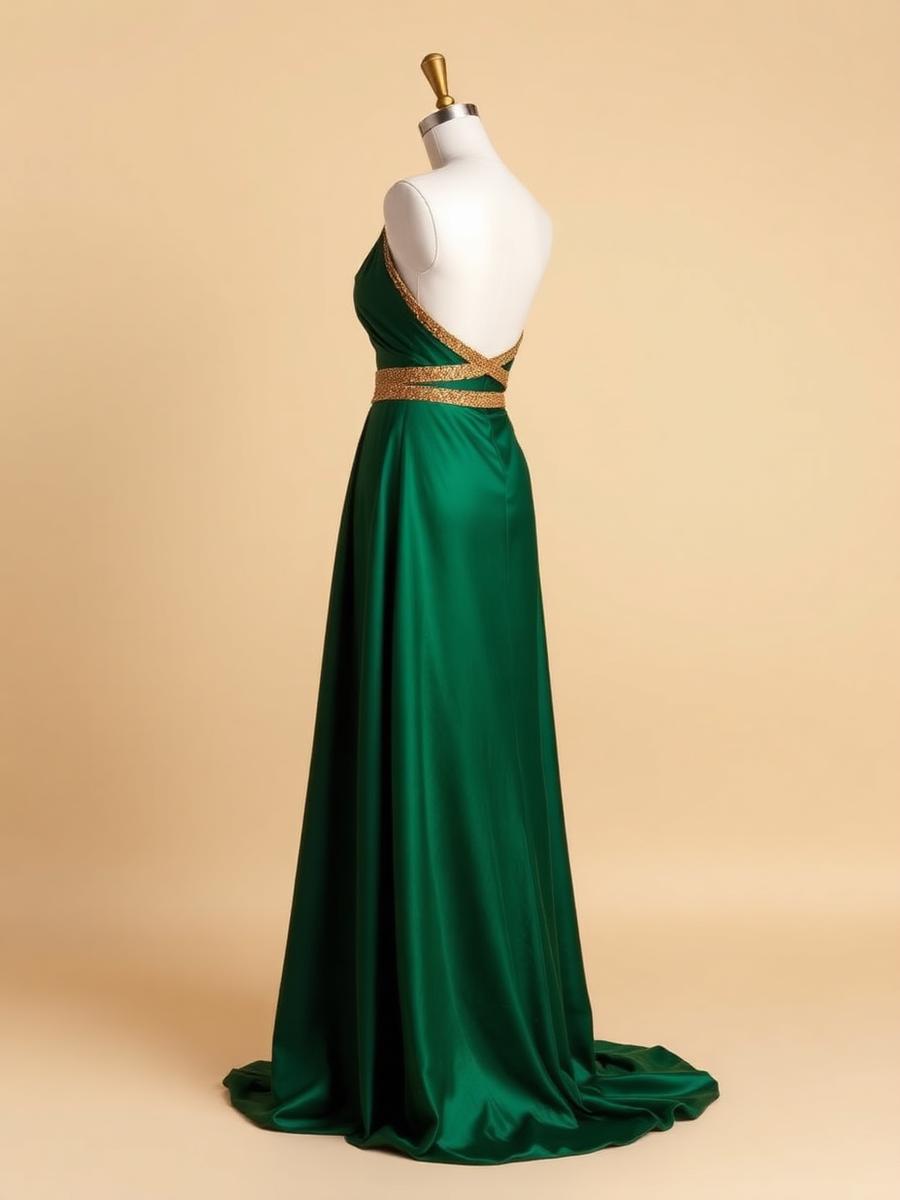 Aso-Oke Evening Gown